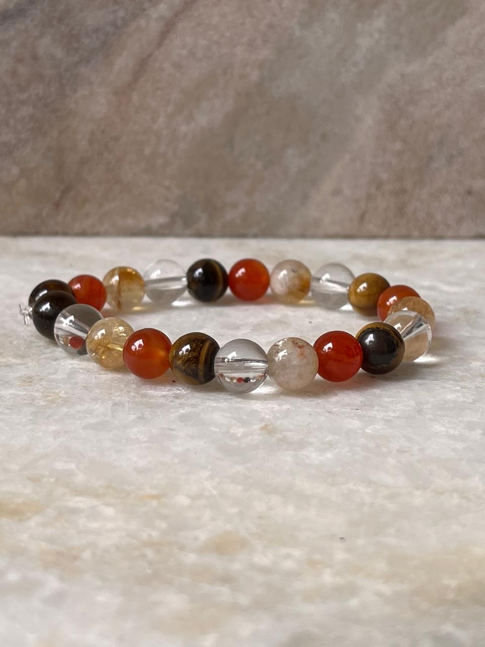 Intention- Heal My Mental Health 8MM Natural Crystal Bracelet