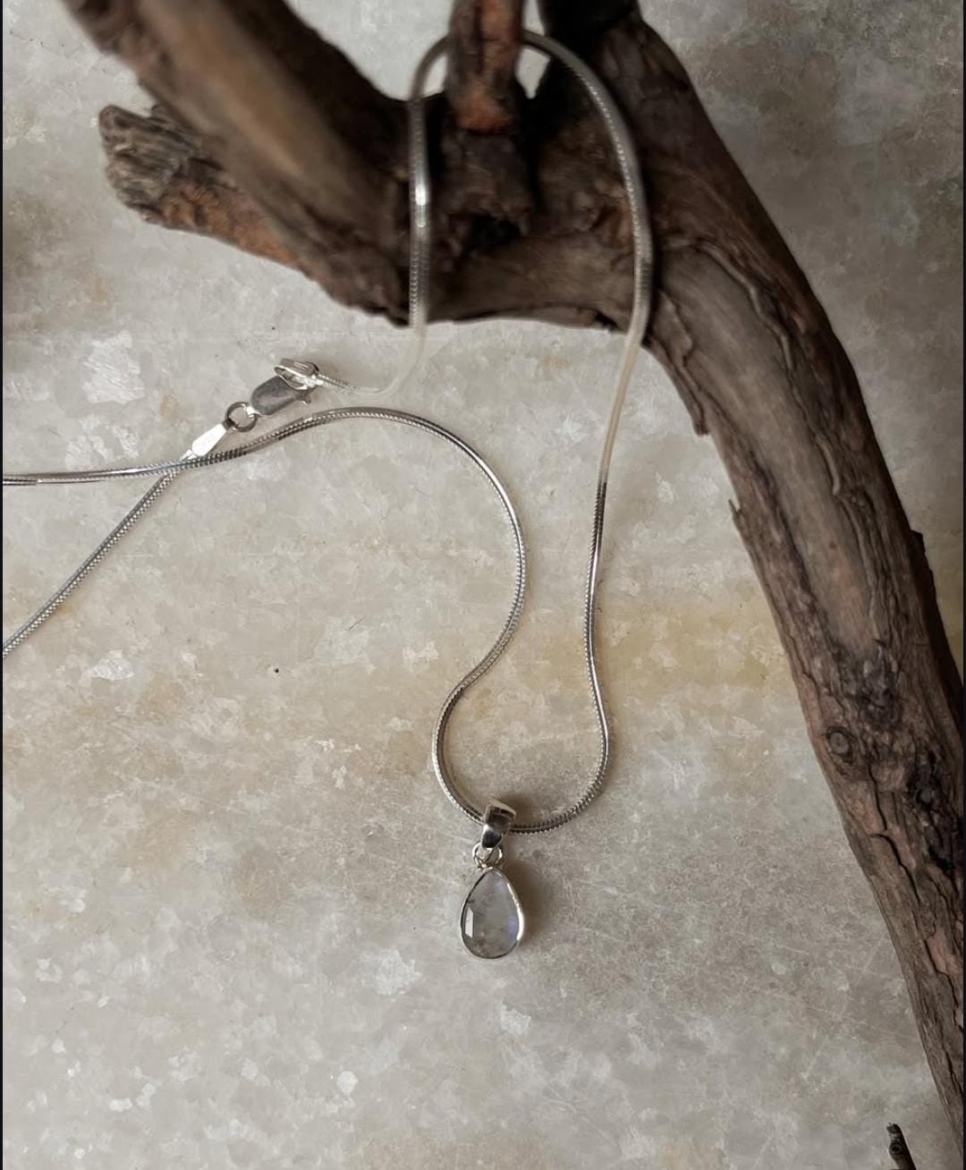 Moonstone Oval Cut 925 Sterling Silver Pendant