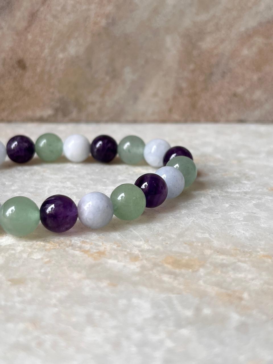 Zodiac Aries 1 Crystal Bracelet 8MM