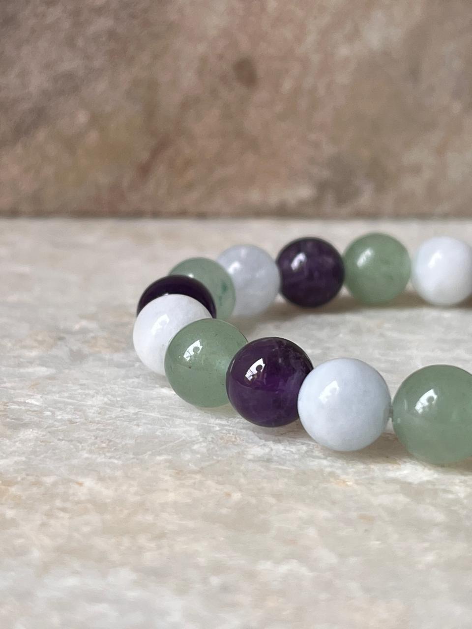 Zodiac Aries 1 Crystal Bracelet 8MM