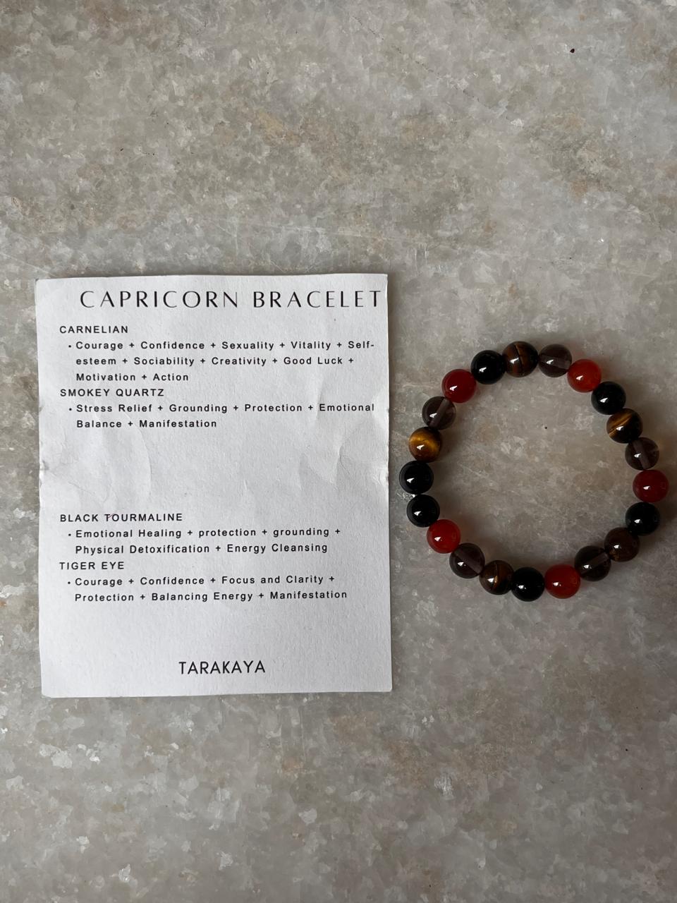 Zodiac Capricorn 1 Crystal Bracelet 8MM