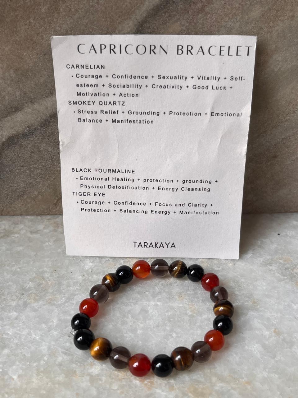Zodiac Capricorn 1 Crystal Bracelet 8MM