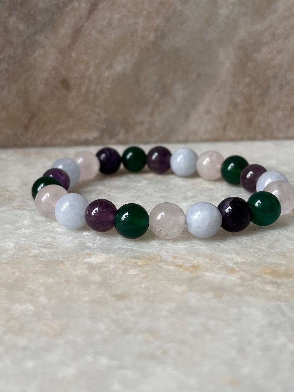 Zodiac Pisces 1 Crystal Bracelet 8MM