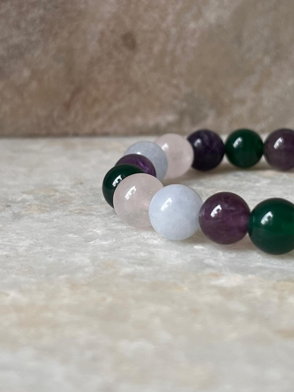 Zodiac Pisces 1 Crystal Bracelet 8MM