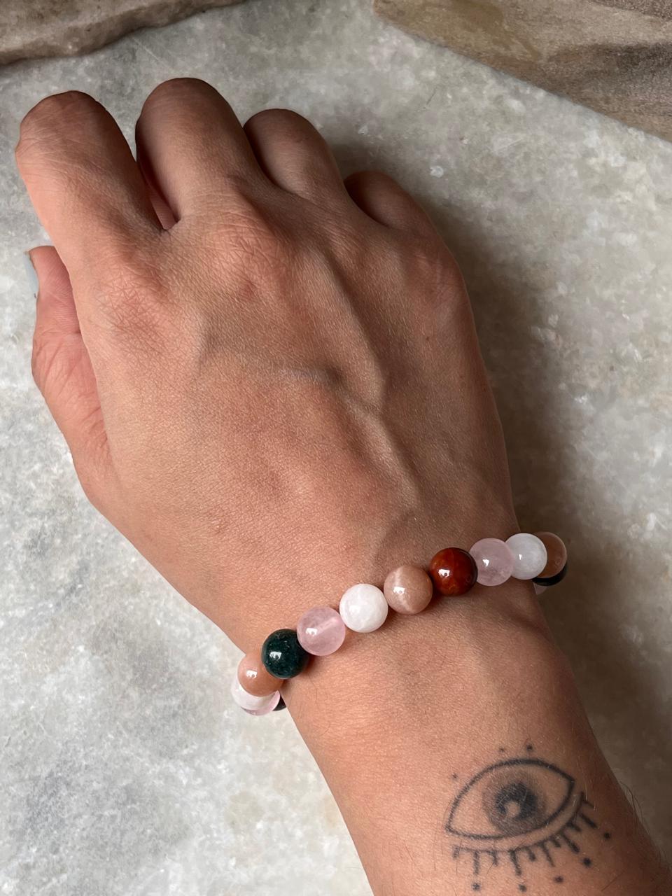 Zodiac Libra 2 Crystal Bracelet 8MM