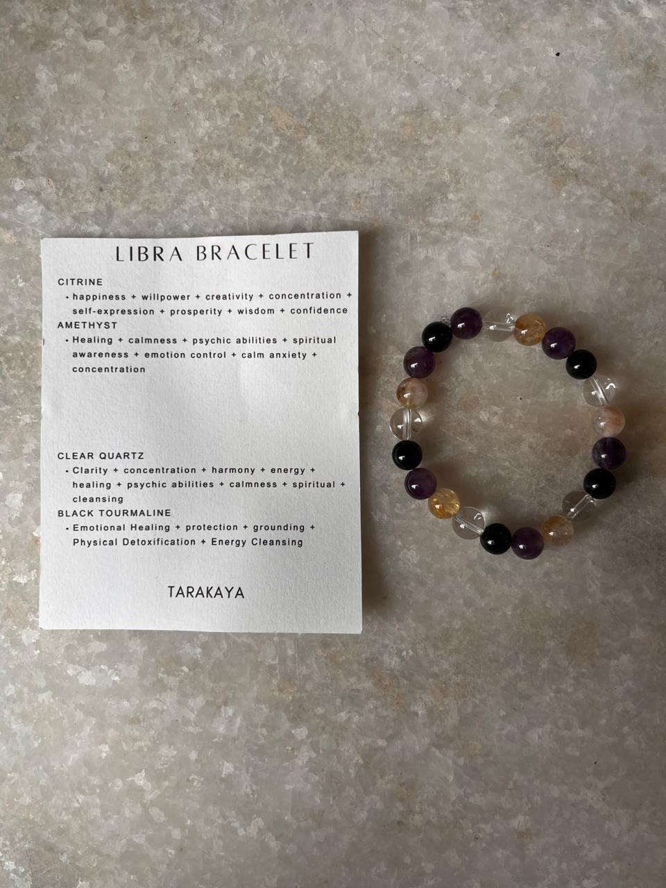 8MM gemstone bead bracelet for Libra personality traits