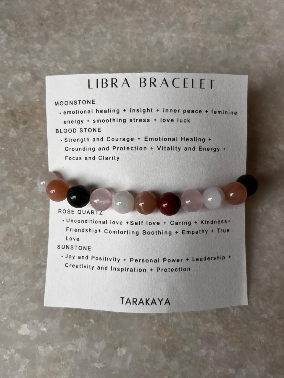 Zodiac Libra 2 Crystal Bracelet 8MM
