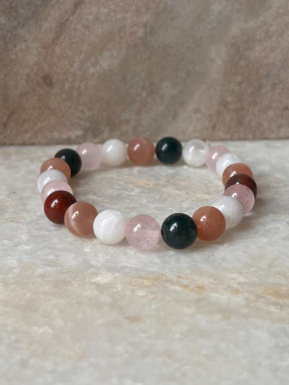 Zodiac Libra 2 Crystal Bracelet 8MM