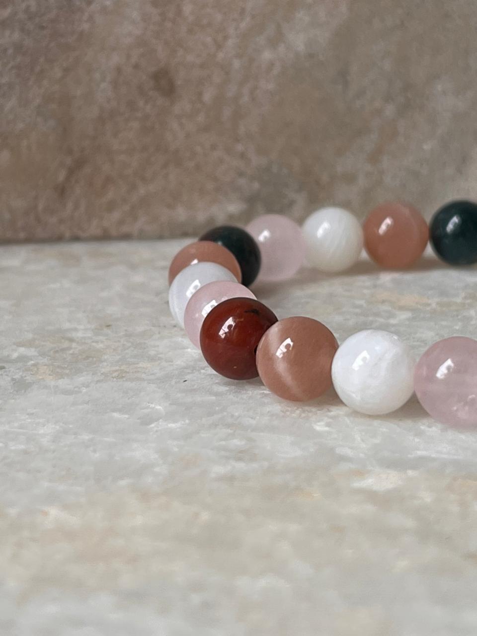 Zodiac Libra 2 Crystal Bracelet 8MM