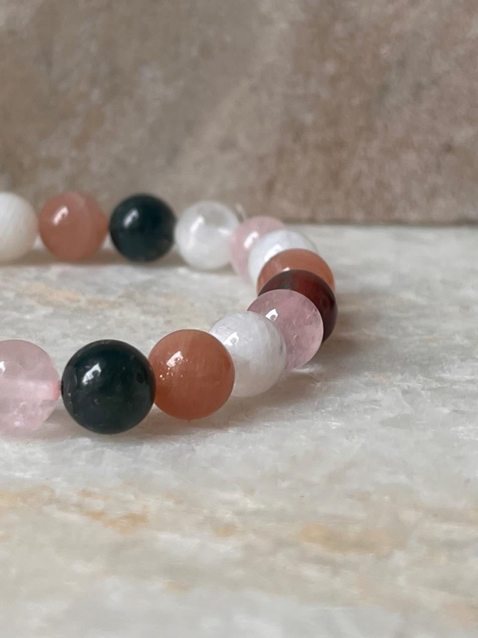 Zodiac Libra 2 Crystal Bracelet 8MM
