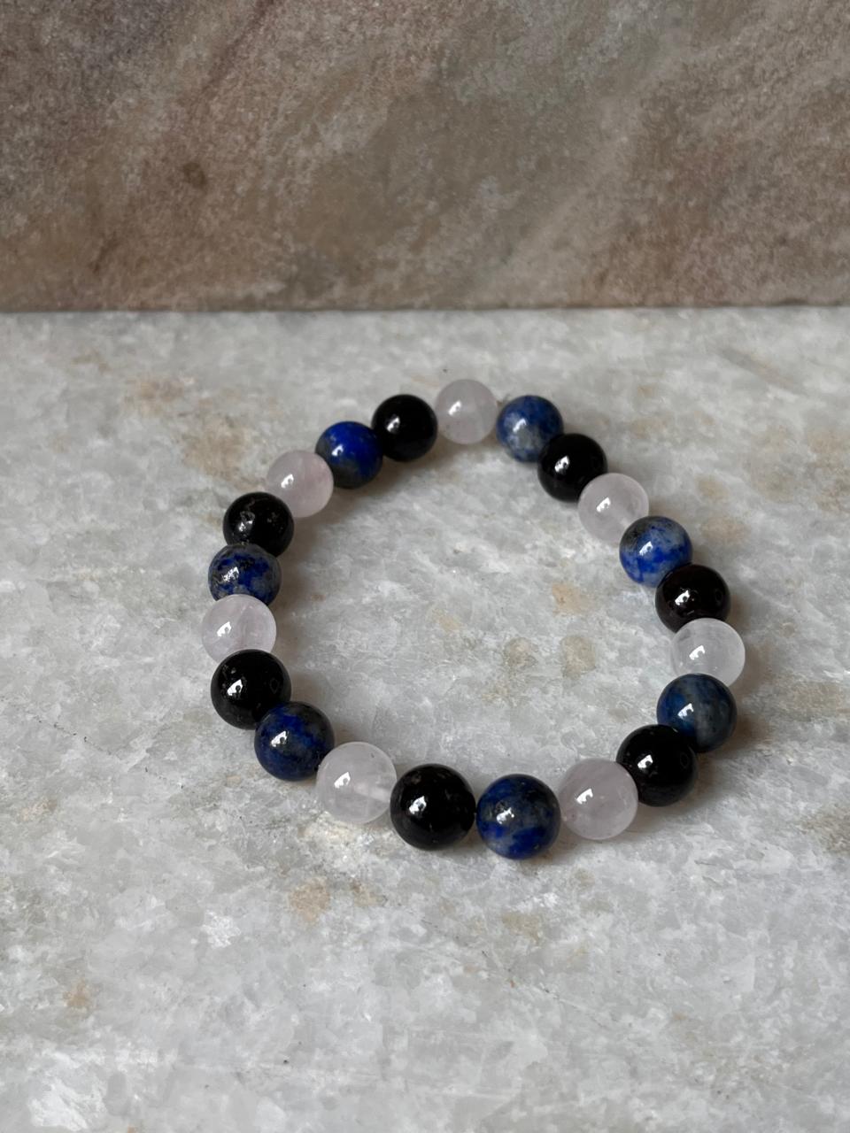8MM natural crystal bead bracelet for Capricorn