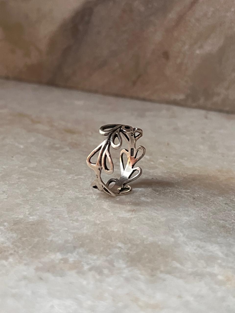 Vines - leaf 925 Sterling Silver Ring