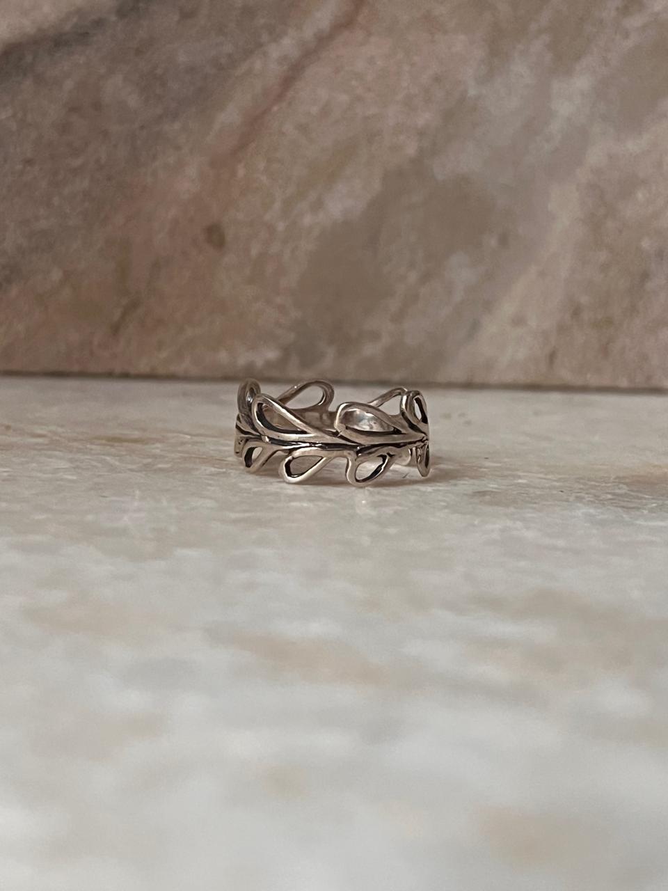 Vines - leaf 925 Sterling Silver Ring