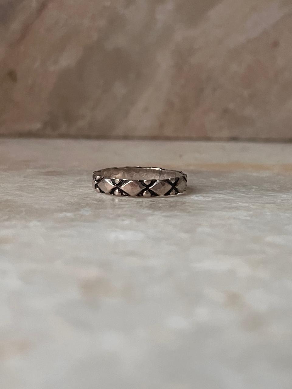 Tribal Rawa Band 925 Sterling Silver Ring