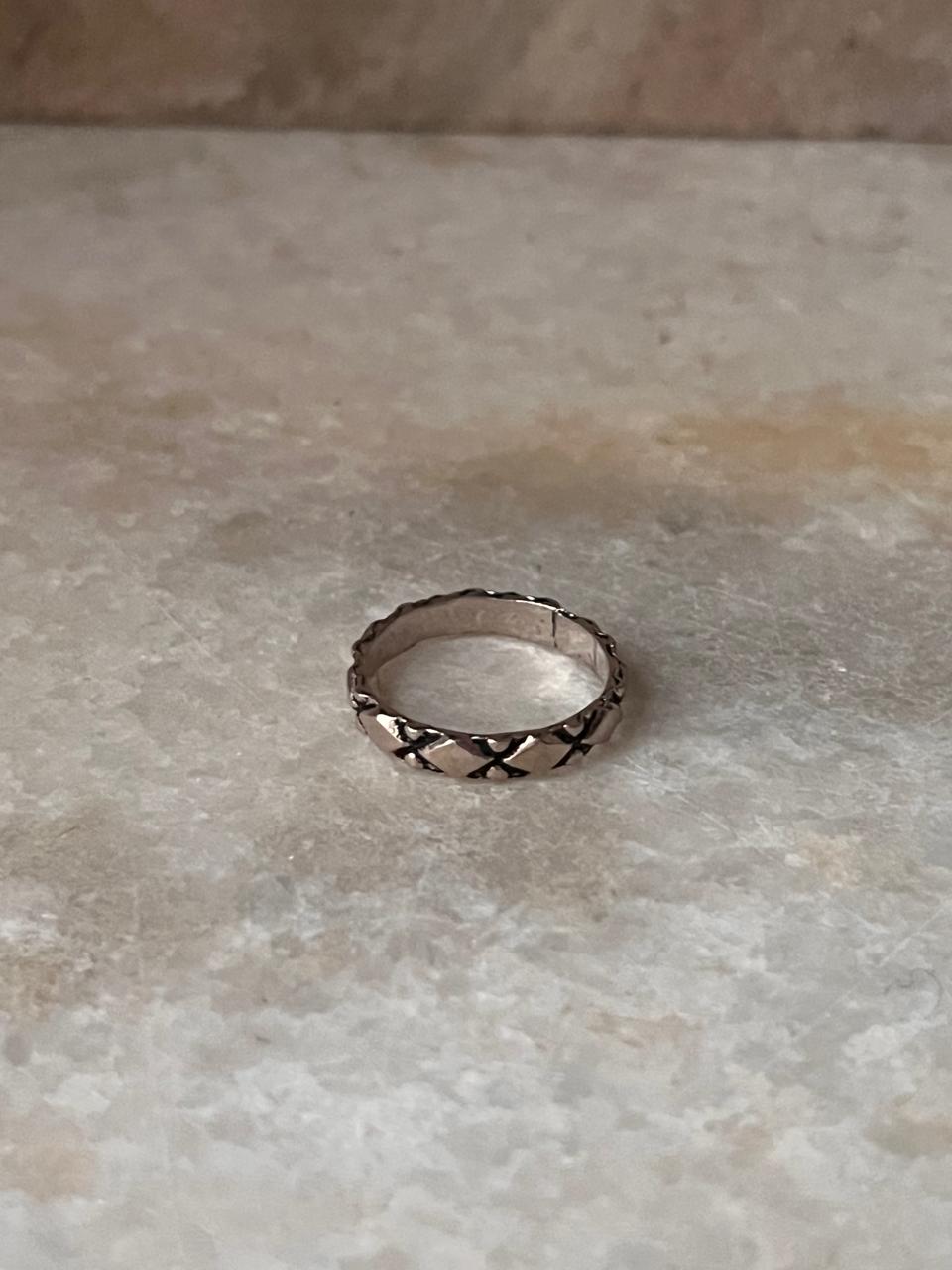 Tribal Rawa Band 925 Sterling Silver Ring