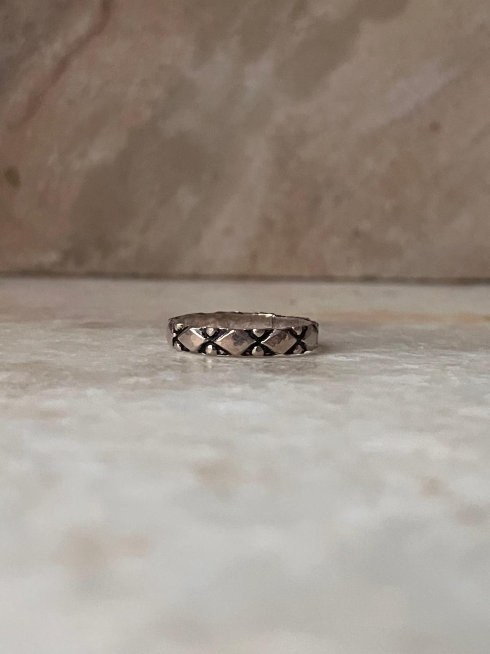 Tribal Rawa Band 925 Sterling Silver Ring