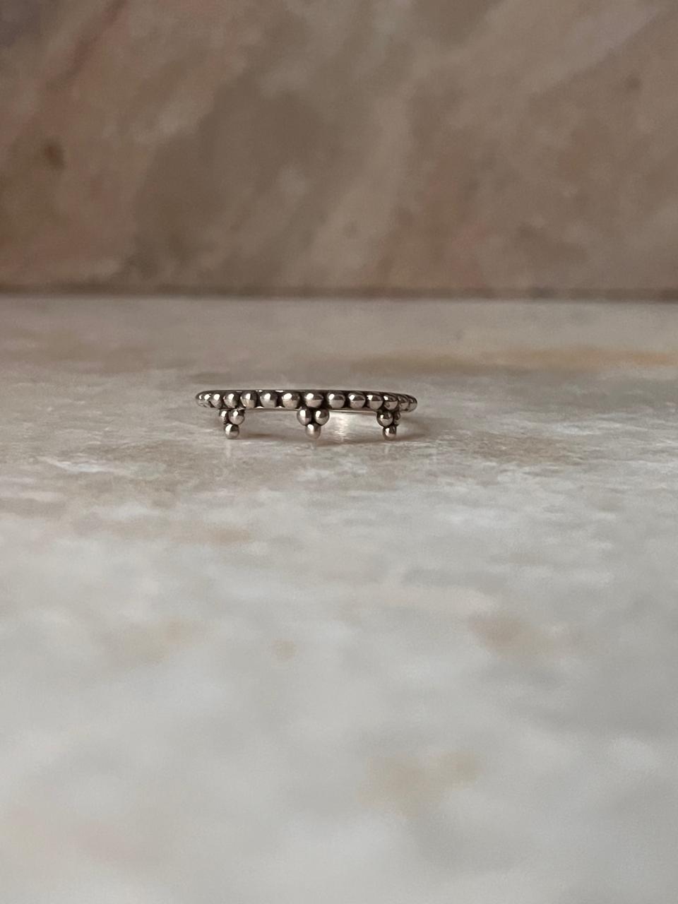 Teen Teekona Band Stackable 925 Sterling Silver Ring