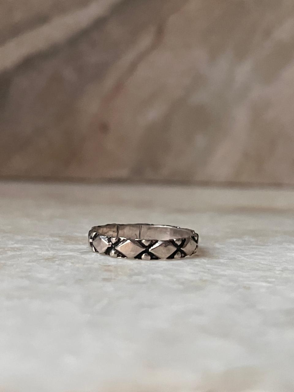 Tribal Rawa Band 925 Sterling Silver Ring