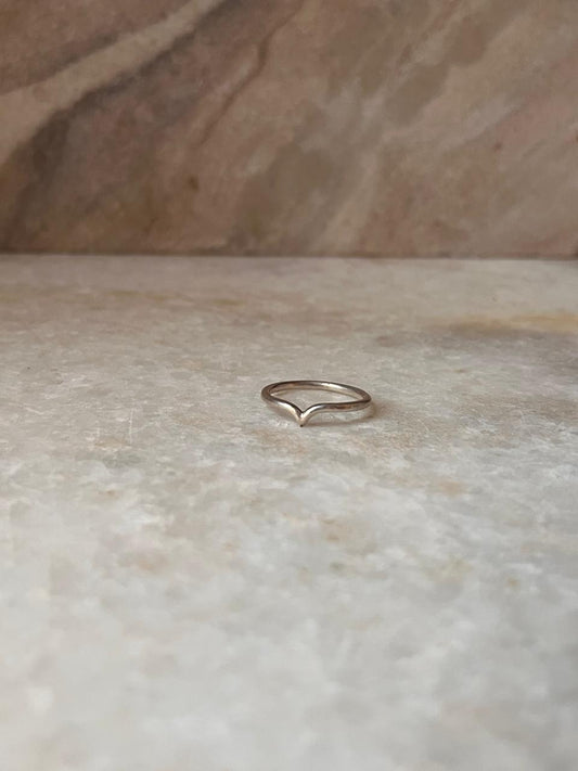Chevron / V Stack 925 Sterling Silver Ring