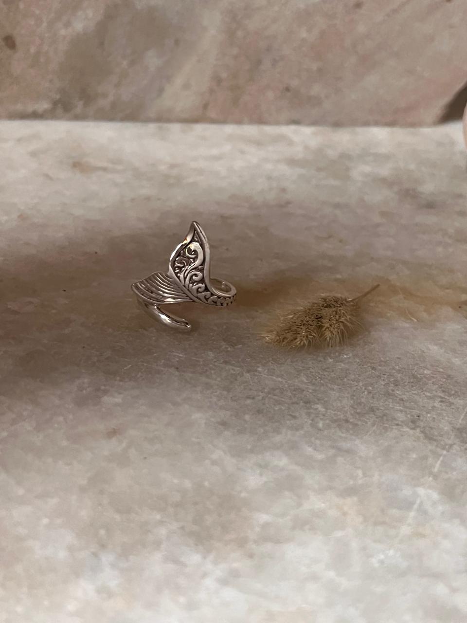 Fish Tail 925 Sterling Silver Ring