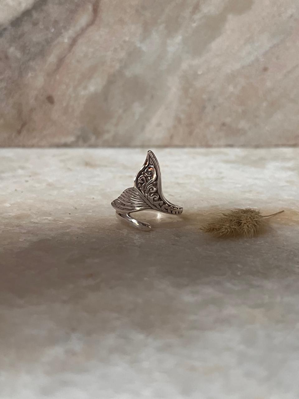 Fish Tail 925 Sterling Silver Ring