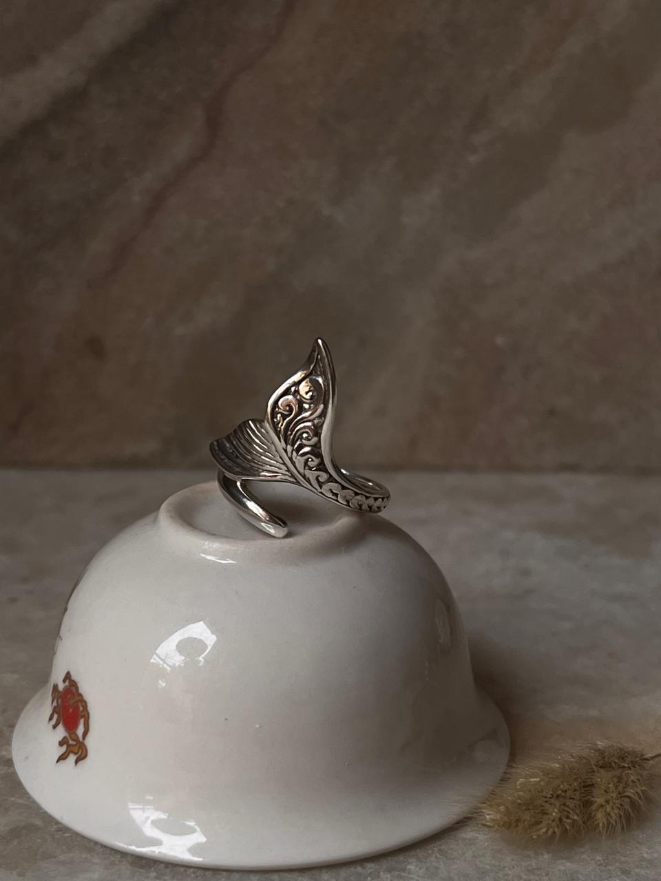 Fish Tail 925 Sterling Silver Ring
