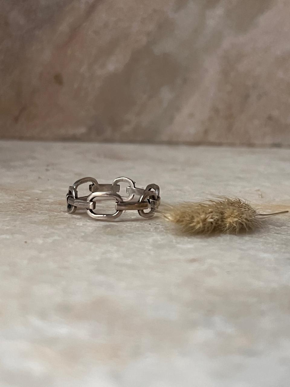 Link Band 925 Sterling Silver Ring