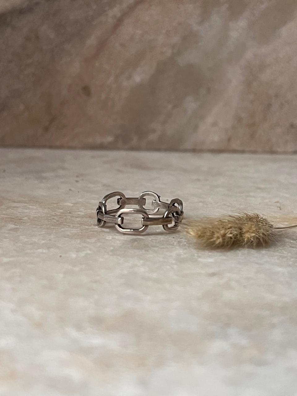 Link Band 925 Sterling Silver Ring