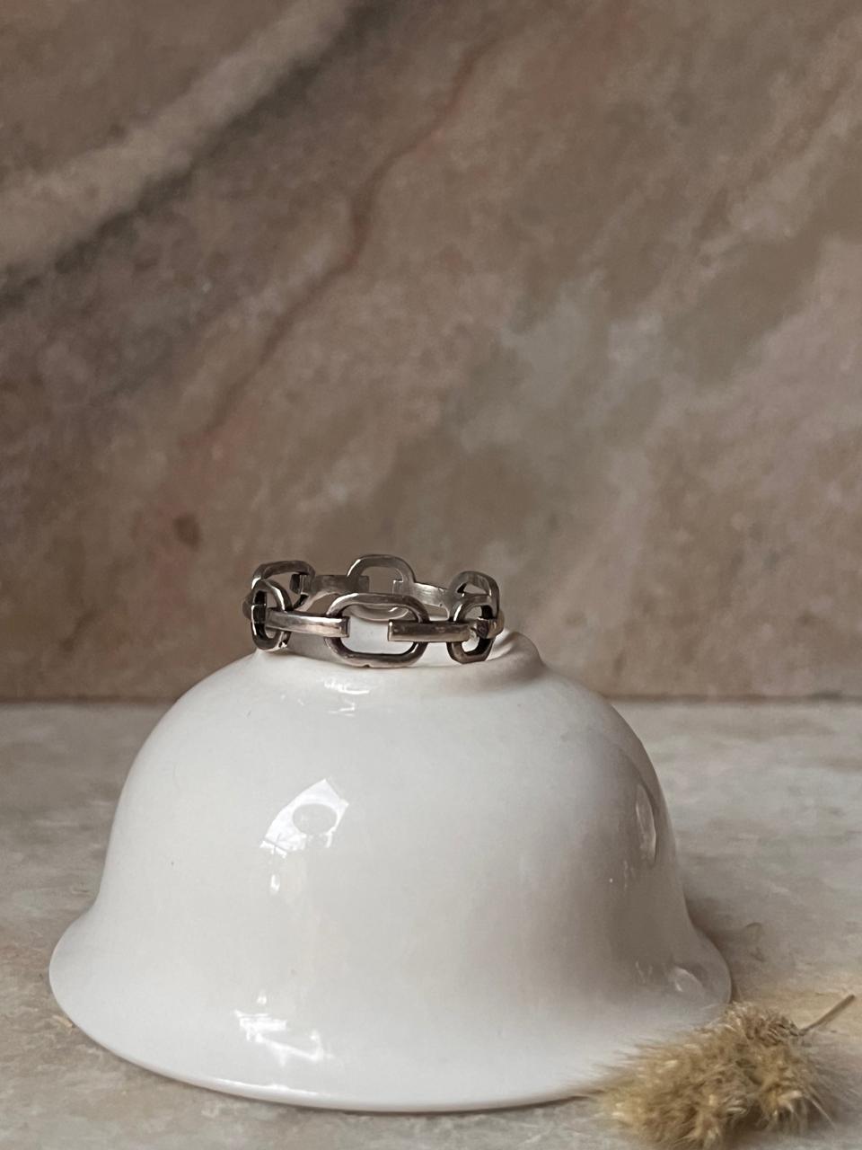 Link Band 925 Sterling Silver Ring