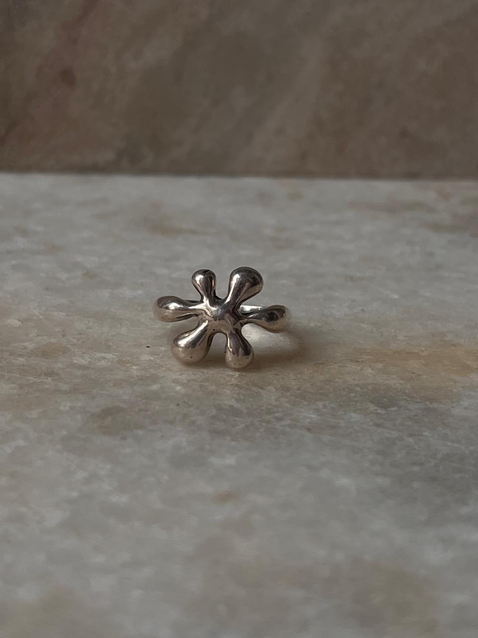 Molten Drip 925 Sterling Silver Ring