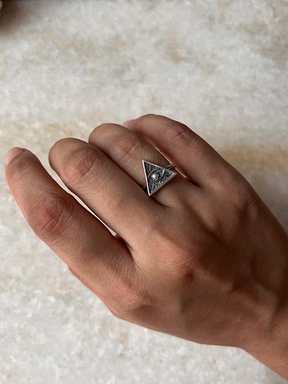 Eye Of Providence 925 Sterling Silver Ring