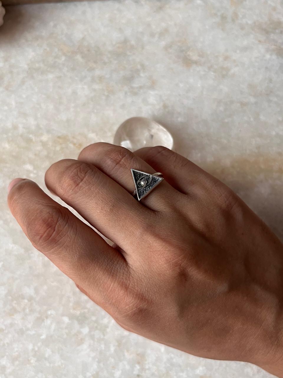 Eye Of Providence 925 Sterling Silver Ring