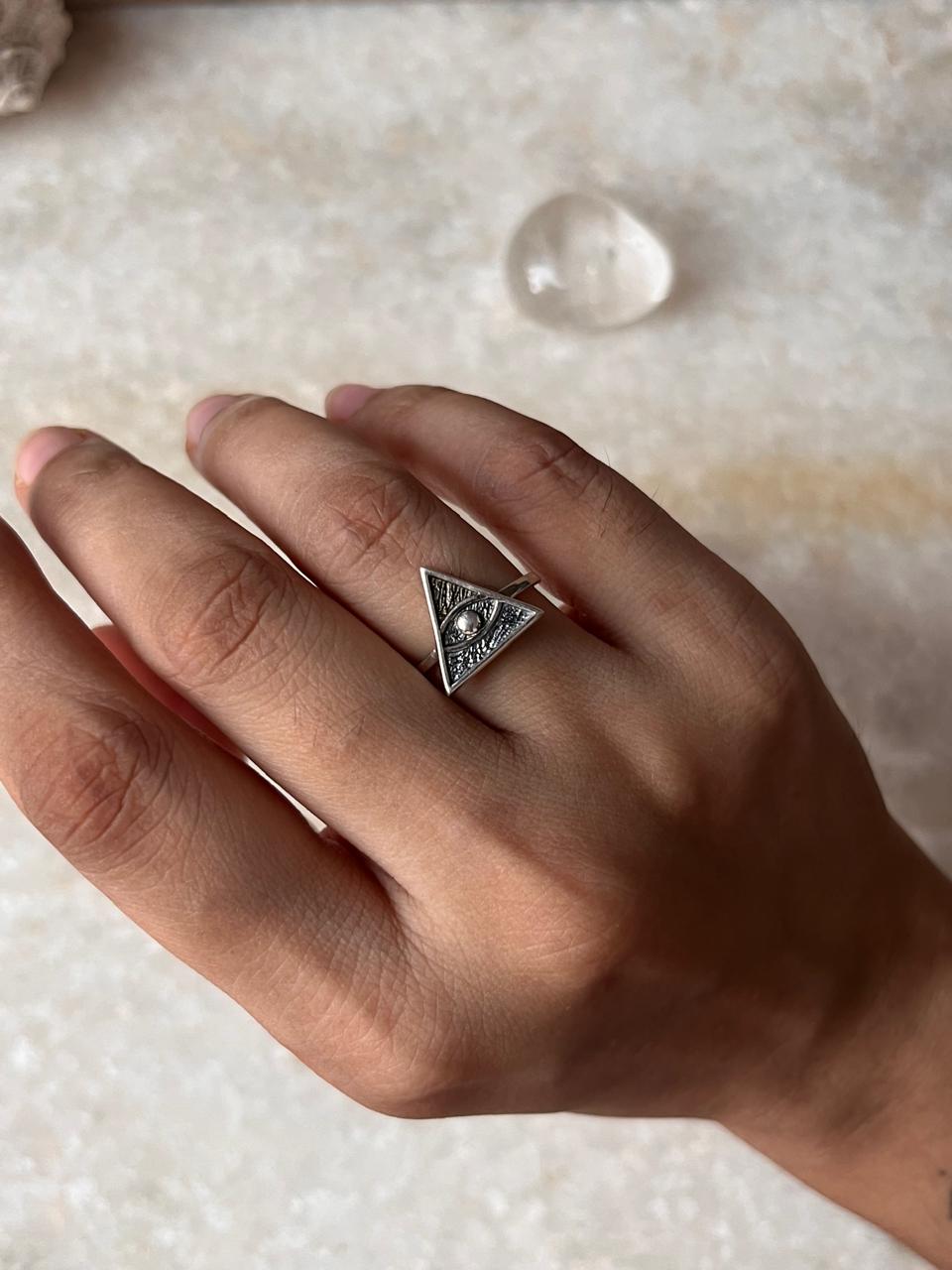 Eye Of Providence 925 Sterling Silver Ring