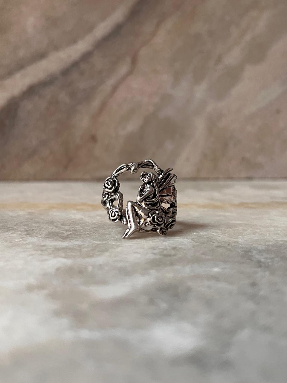 Fairy In Forest 925 Sterling Silver Ring