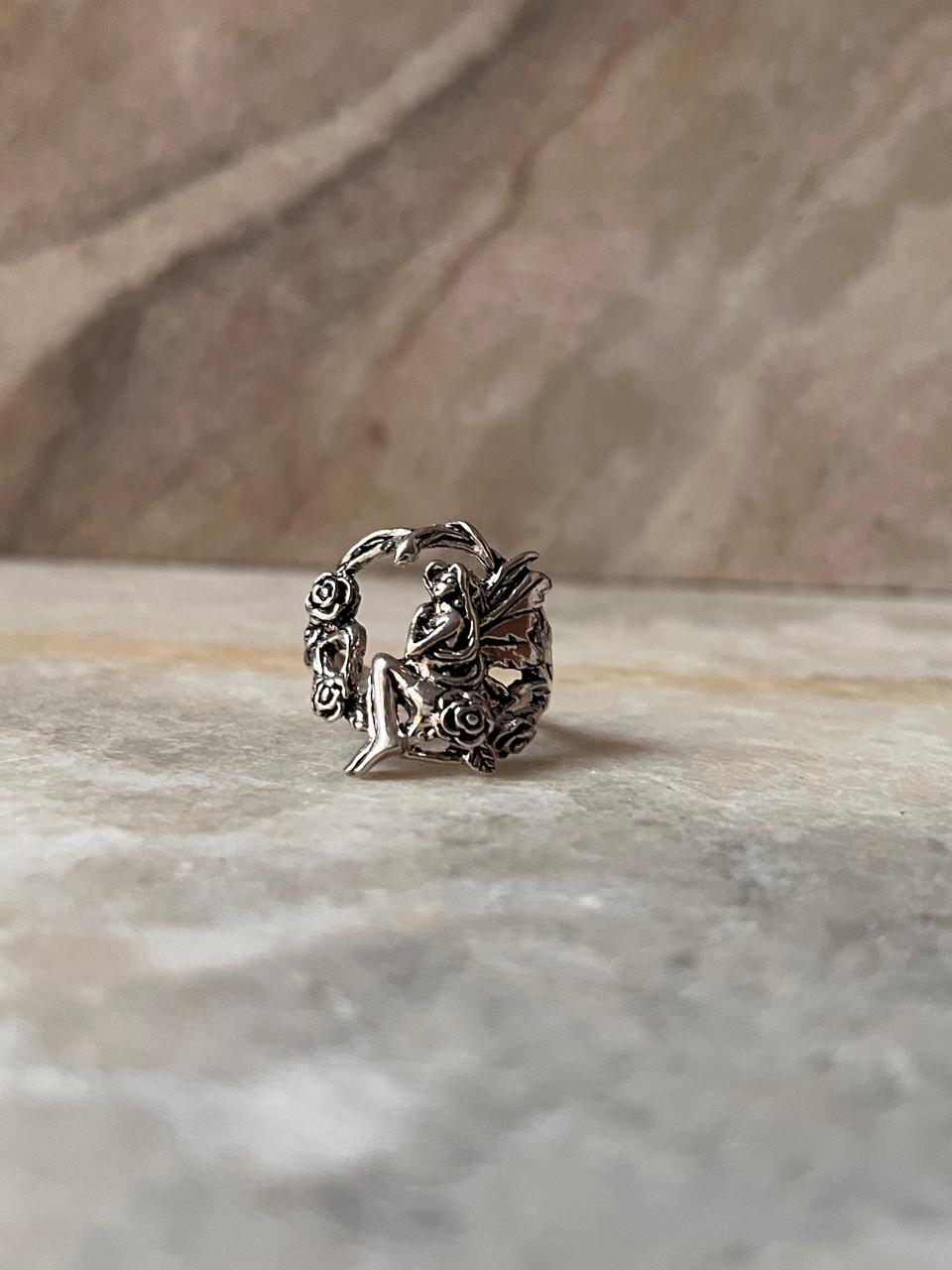Fairy In Forest 925 Sterling Silver Ring