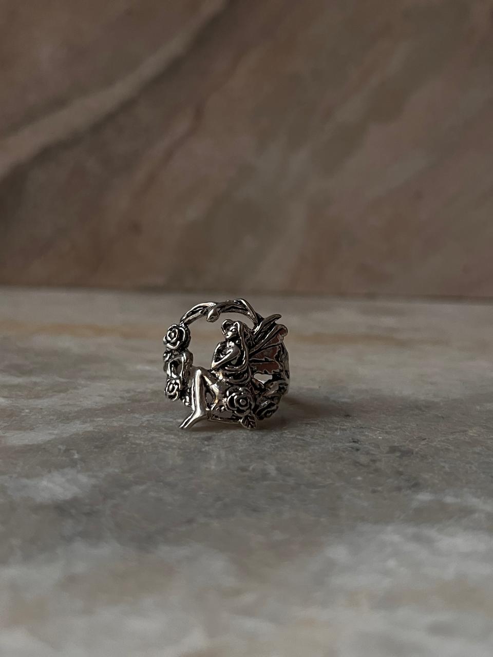 Fairy In Forest 925 Sterling Silver Ring