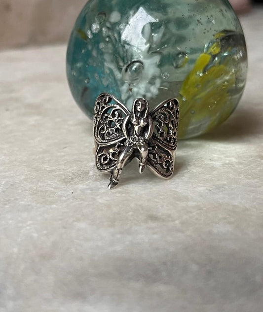 Angel 925 Sterling Silver Ring