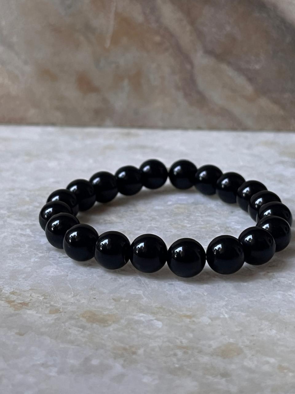 Black Tourmaline - Natural Crystal Bracelet 8MM