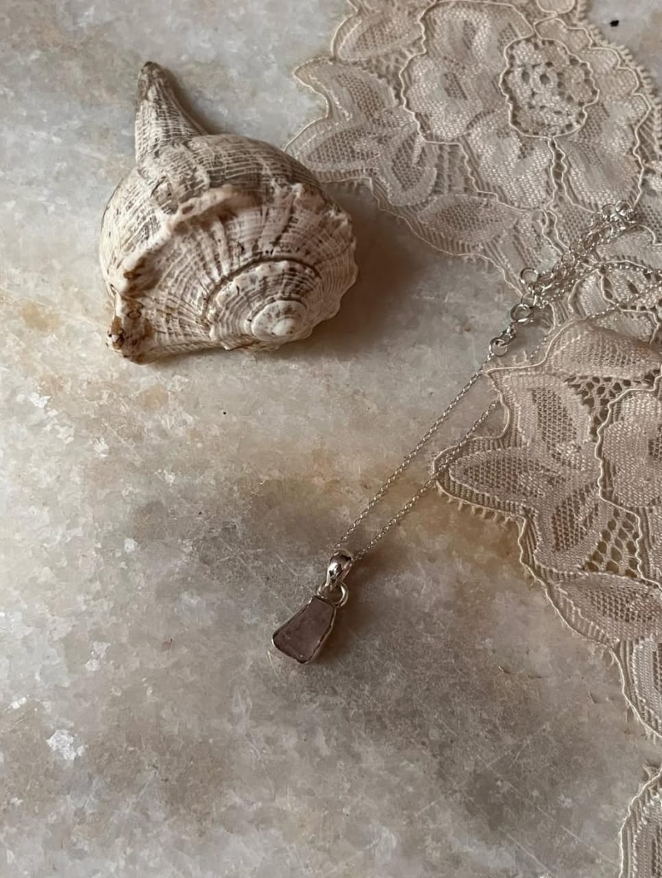 Rose Quartz Raw Uncut 925 Sterling Silver Pendant
