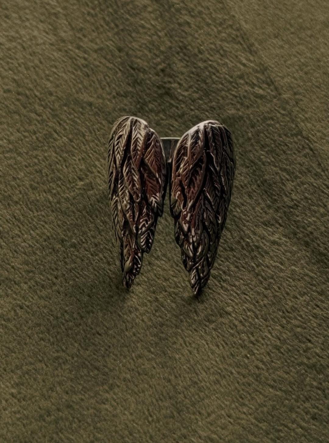 Angel Wings Adjustable 925 Sterling Silver Ring