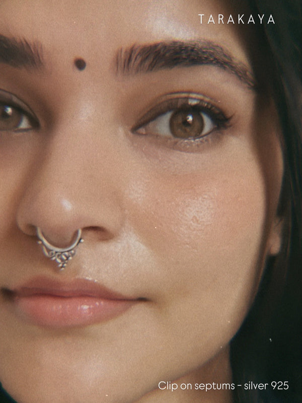 925 Sterling Silver Nose rings / Nose pins / Septums / Clip ons