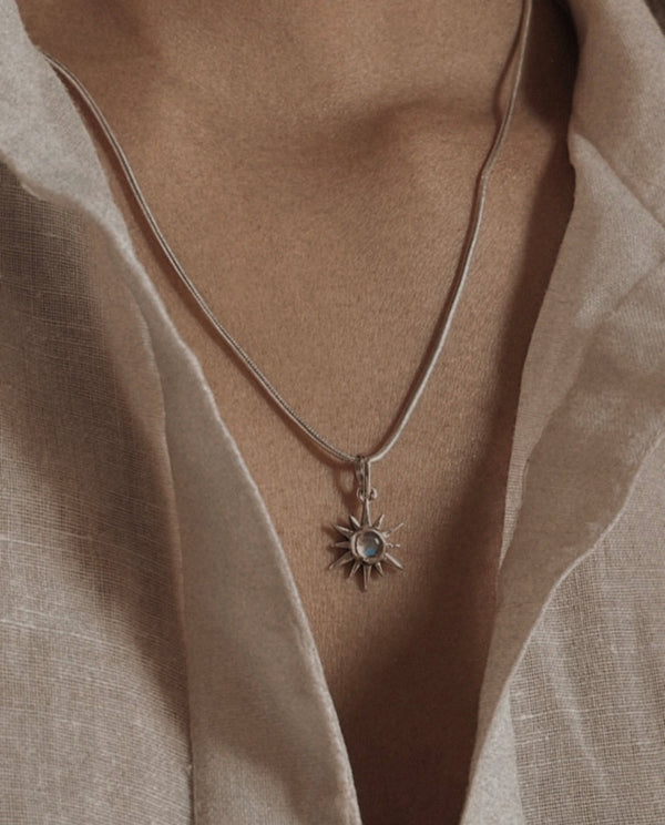 925 Sterling Silver Elegant Pendants Moon and star charm in 925 silver Handcrafted silver heart pendant