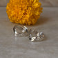 925 Sterling Silver V hammered Sleek Toe Ring