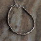 Sun Engraved Cylinder Handcrafted Stackable Sterling Silver 925 Bracelet
