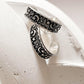 Chand Sitare pure silver toe rings with intricate design
