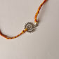 925 Sterling Silver Spiral Sun Reusable as Pendant Handcrafted Rakhi