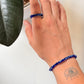Natural Crystal Evil Eye 4mm Stretchy Rings & Bracelet