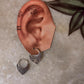 925 Sterling Silver Tribal Hoops Earrings- Tisya Boho Banjara