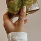 Subtle Vintage Motif Silver Ring