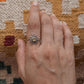 Citrine Mandala 925 Sterling Silver Ring